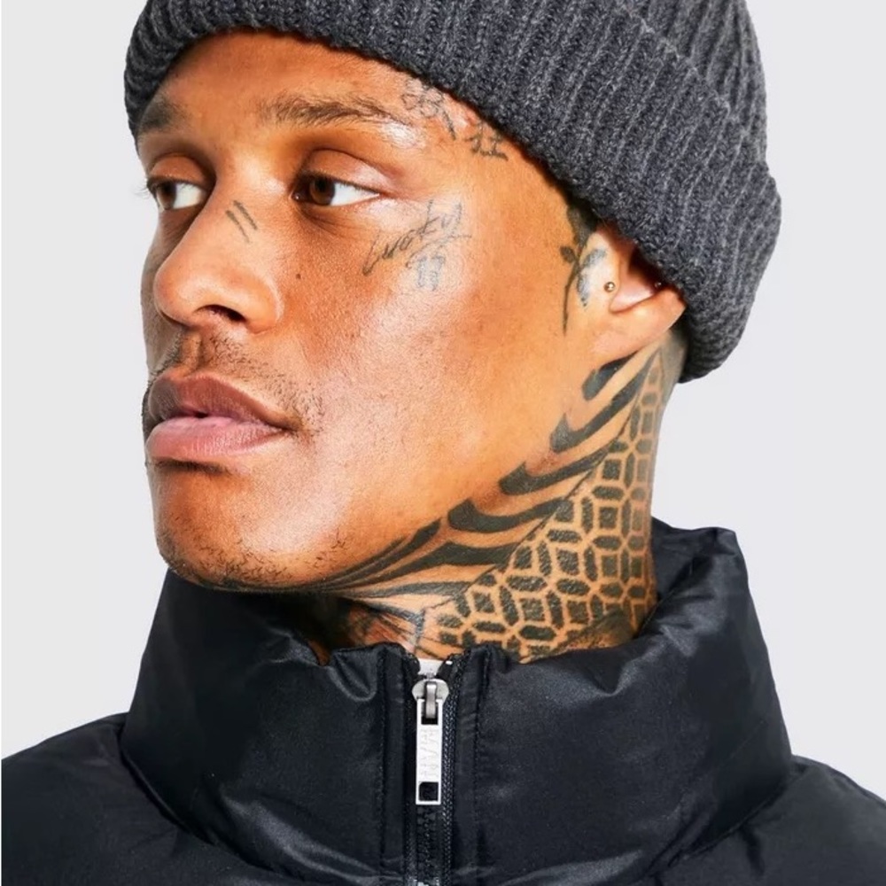 NWT Man by Boohoo Micro Beanie/ Gray Marl